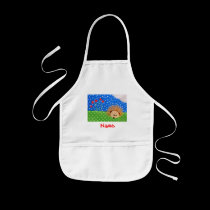 Hedgehog Hearts Paint Smock aprons by BitsOfWhimsy Hedgehog Hearts Paint Smock aprons