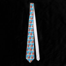 Hedgehog Hearts Santa ties by Knot_Just_Any_Tie Hedgehog Hearts Santa ties