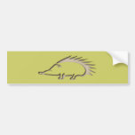 Hedgehog hedgehog bumper sticker
