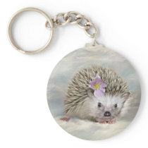 Hedgehog Keychain