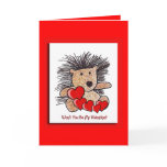 Hedgehog Love Greeting Card