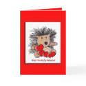 Hedgehog Love cards by BitsOfWhimsy Hedgehog Love cards