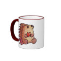 Hedgehog Love! mugs by BitsOfWhimsy Hedgehog Love! mugs