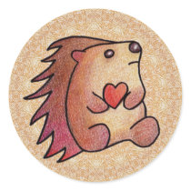 Hedgehog Love! stickers by BitsOfWhimsy Hedgehog Love! stickers