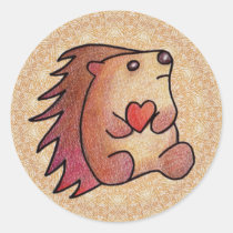 Hedgehog Love! stickers