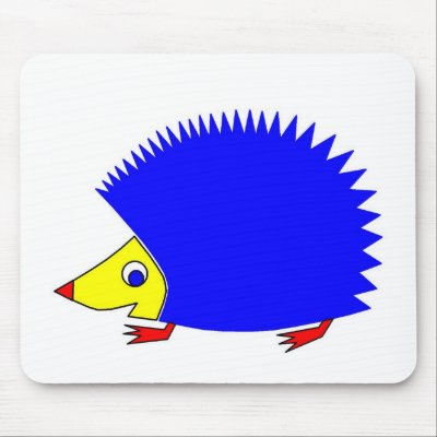 Hedgehog Mouse Mat by lonvig