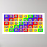 Hedgehog Rainbow posters