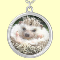 Hedgehog Smiling Necklace necklaces