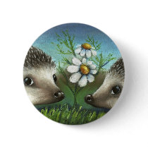 Hedgehogs on a date button