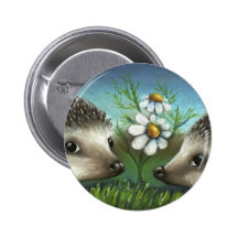 Hedgehogs on a date button