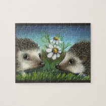 Hedgehogs on a date puzzles