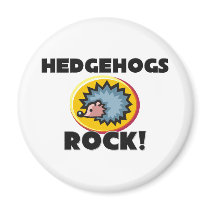 Hedgehogs Rock Fridge Magnet