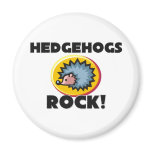 Hedgehogs Rock Fridge Magnet
