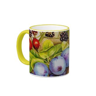 Hedgerow autumn fruit mug