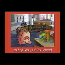 Hedgy Goes To Preschool! postcards