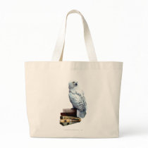 Hedwig on books canvas bags