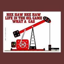 Hee Haw Hee Haw,Beam Pump Poster,Oil, posters