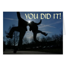 heel click, YOU DID IT! Card