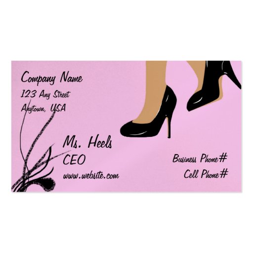 Heels Business Card