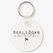 Heels Down keychains