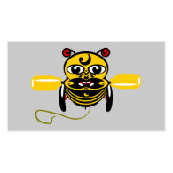 Hei Tiki Bee Toy Kiwiana Business Cards