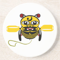Hei Tiki Bee Toy Kiwiana Drink Coasters