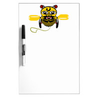 Hei Tiki Bee Toy Kiwiana Dry-Erase Whiteboard
