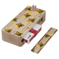 Hei Tiki Bee Toy Kiwiana Maple Cribbage Board