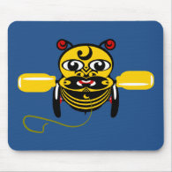 Hei Tiki Bee Toy Kiwiana Mouse Pads