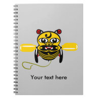 Hei Tiki Bee Toy Kiwiana Spiral Notebook