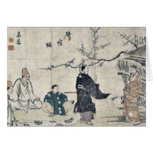 Heian period tale in the tree by Kitao,Shigemasa Card