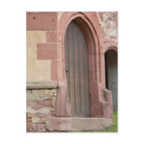 Heidelberg Castle Door Postcard