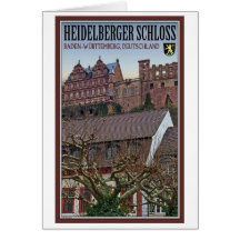 Heidelberg - Castle from Below Card
