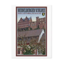 Heidelberg - Castle from Below Post Card