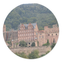 Heidelberg Castle Round Stickers
