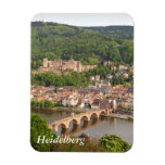 Heidelberg scenic view rectangular photo magnet