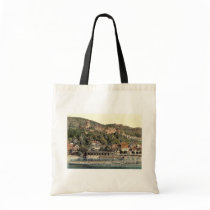 Heidelberg, seen from the Hirschgasse, Baden, Germ Tote Bags