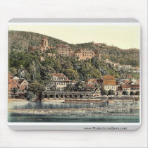 Heidelberg, seen from the Hirschgasse, Baden, Germ Mousepad