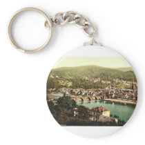 Heidelberg, seen from the Philosophenweg, Baden, G Keychain