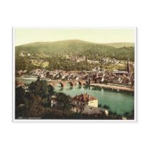 Heidelberg, seen from the Philosophenweg, Baden, G Post Cards