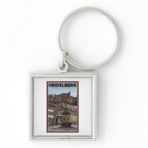 Heidelberg - Statue and Castle Key Chain