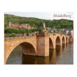 Heidelberg view over the Neckar Postcard