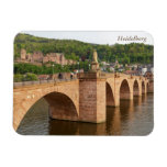 Heidelberg view over the River Neckar Rectangular Photo Magnet