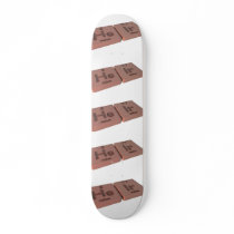 Heir as He Helium and Ir Iridium Skate Deck