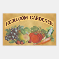 Heirloom Gardener Vintage Art stickers