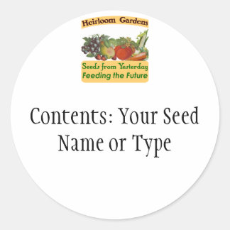 Seed Packet Stickers | Zazzle