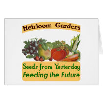 Heirloom Gardens Green Saying Greeting Card
