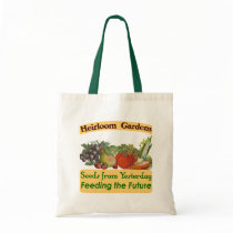 Heirloom Gardens Green Saying Tote Bag