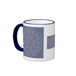 Heirloom lace on wedgewood colours mug