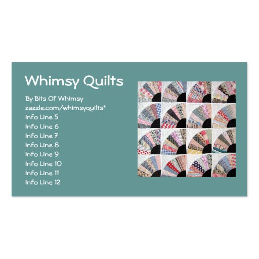 Heirloom Quilt Business Card Templates
